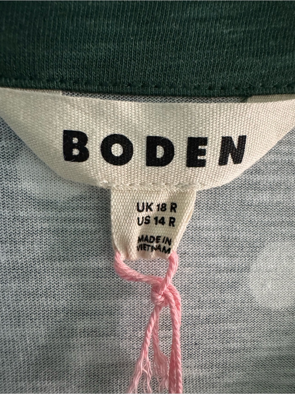 Boden Forest Green White Polka Dot Midi Dress with pockets - Picture 2 of 6
